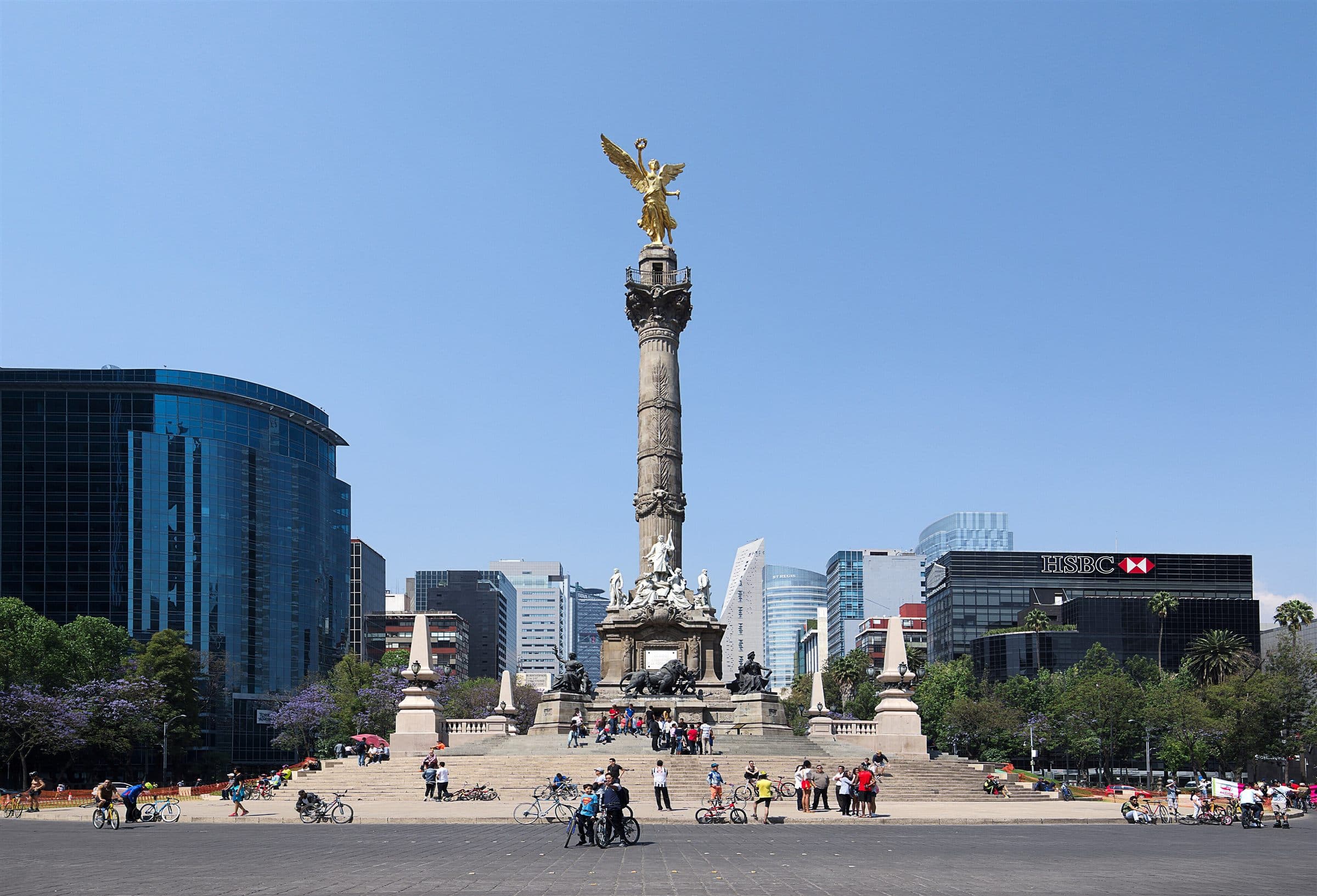 Ángel de la Independencia en Paseo de la Reforma, Ciudad de México